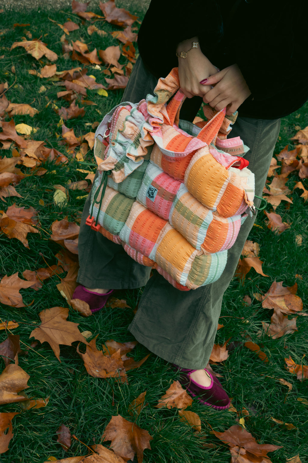 Fruit Salad Big Puffer Bag