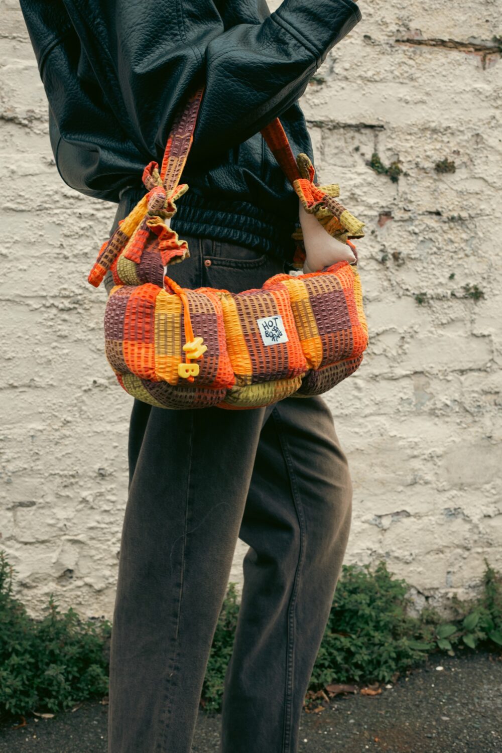 Pumpkin Pie Baguette Puffer Bag