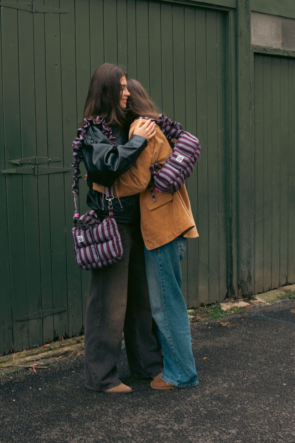 Blackcurrant Squash Baguette Puffer Bag