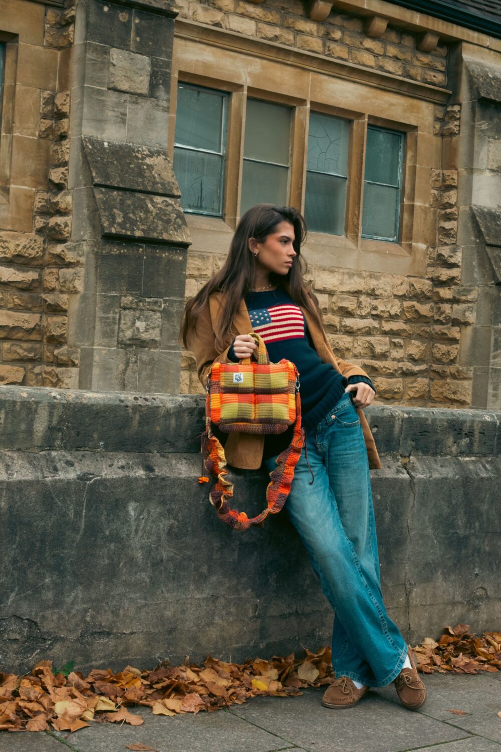 Roast Squash Mini Puffer Bag