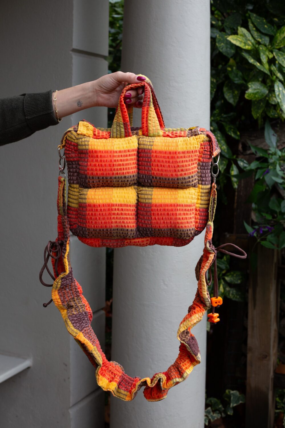 Roast Squash Mini Puffer Bag