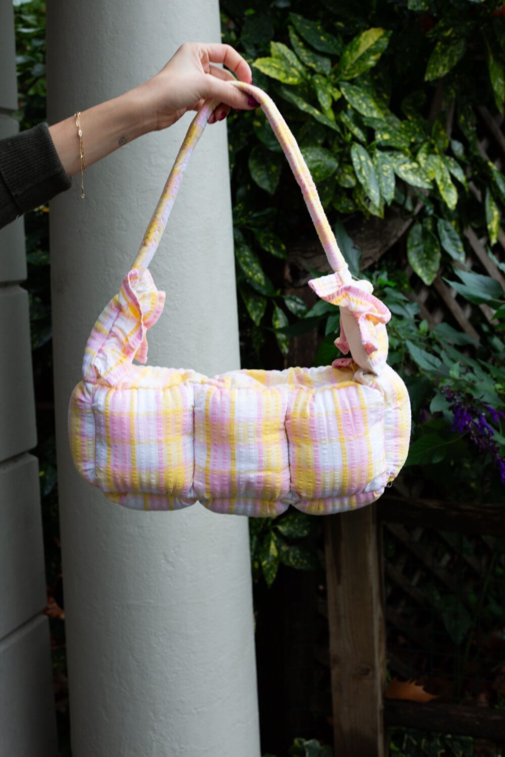 Honey Honey Baguette Puffer Bag