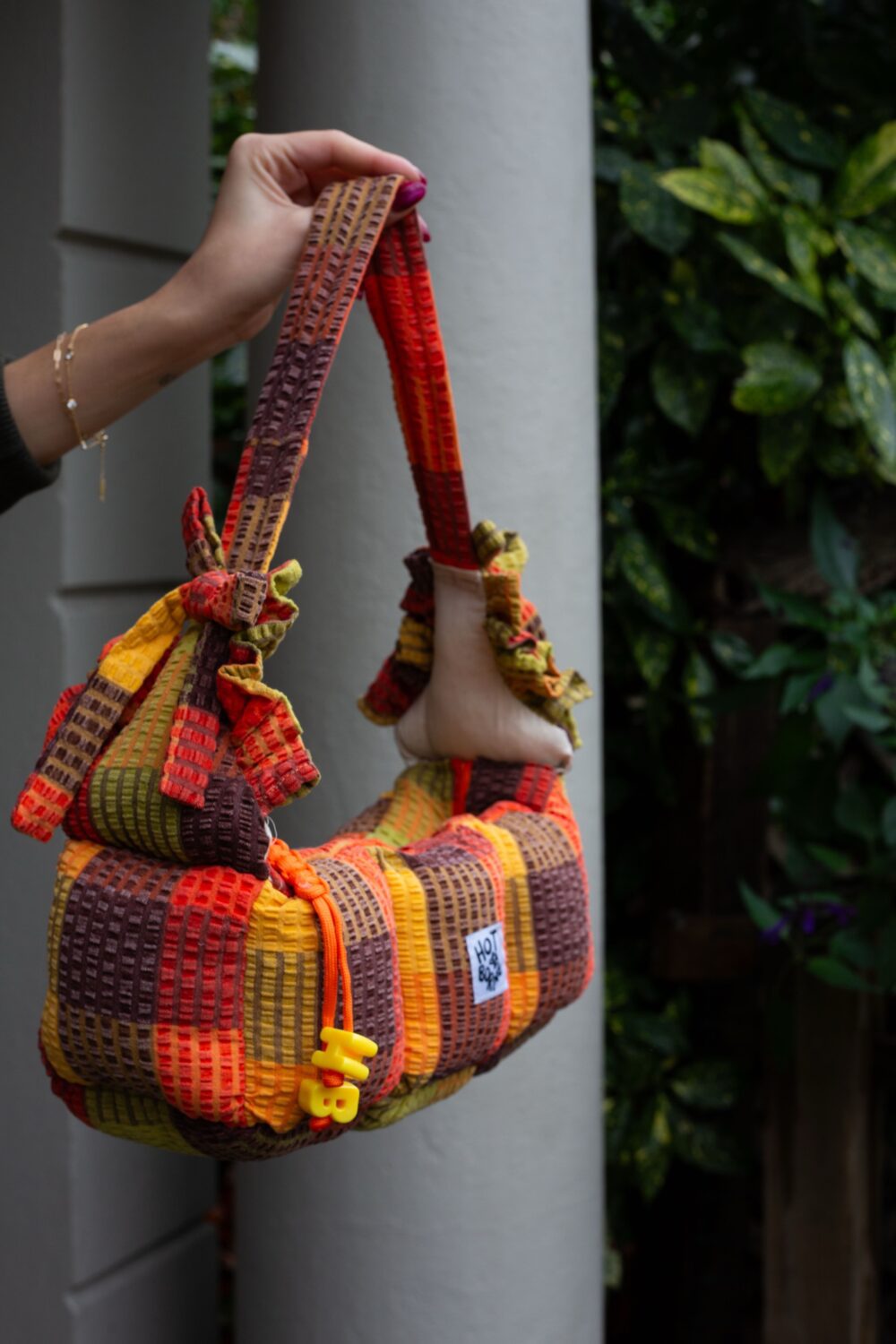 Pumpkin Pie Baguette Puffer Bag