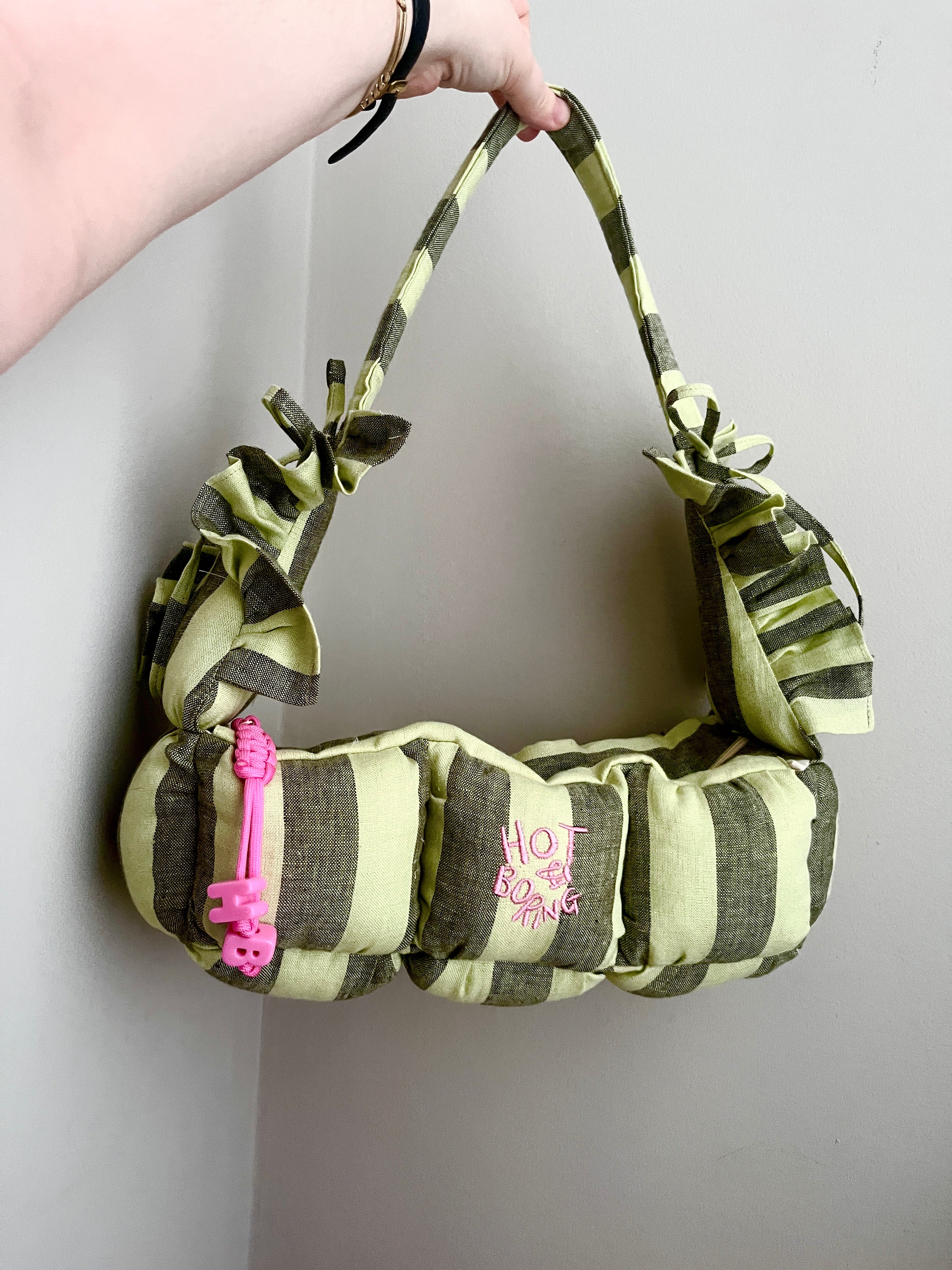 Matcha Linen Stripe