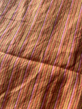 Orange Linen Stripe