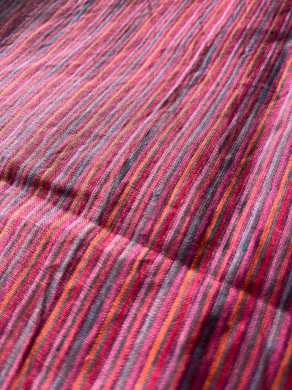 Pink Linen Stripe