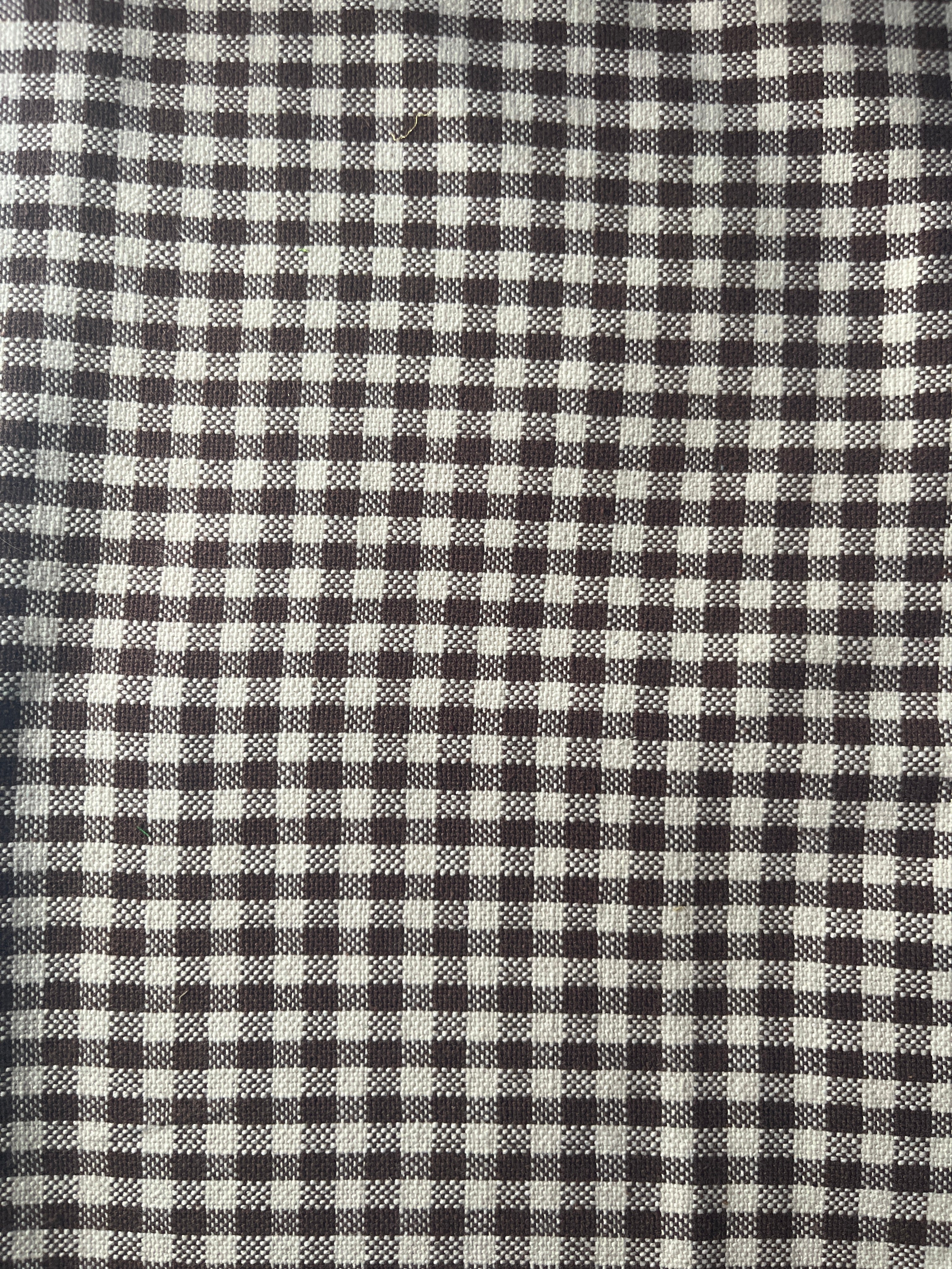Brown and Cream Gingham