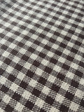 Brown and Cream Gingham