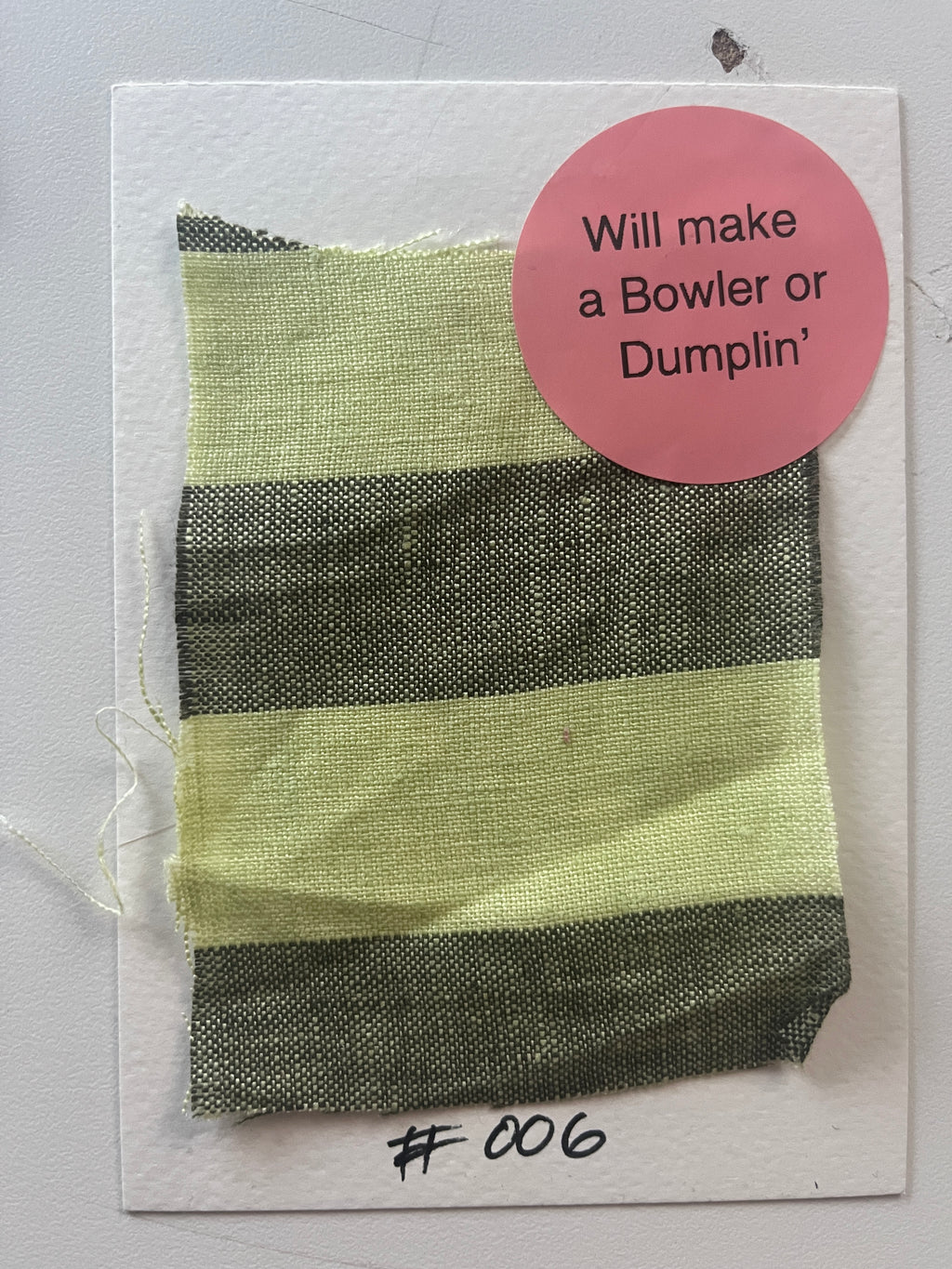 Matcha Linen Stripe