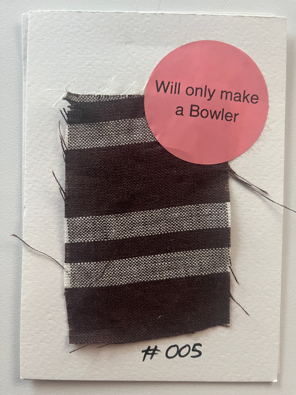 Brown Coco Linen Stripe