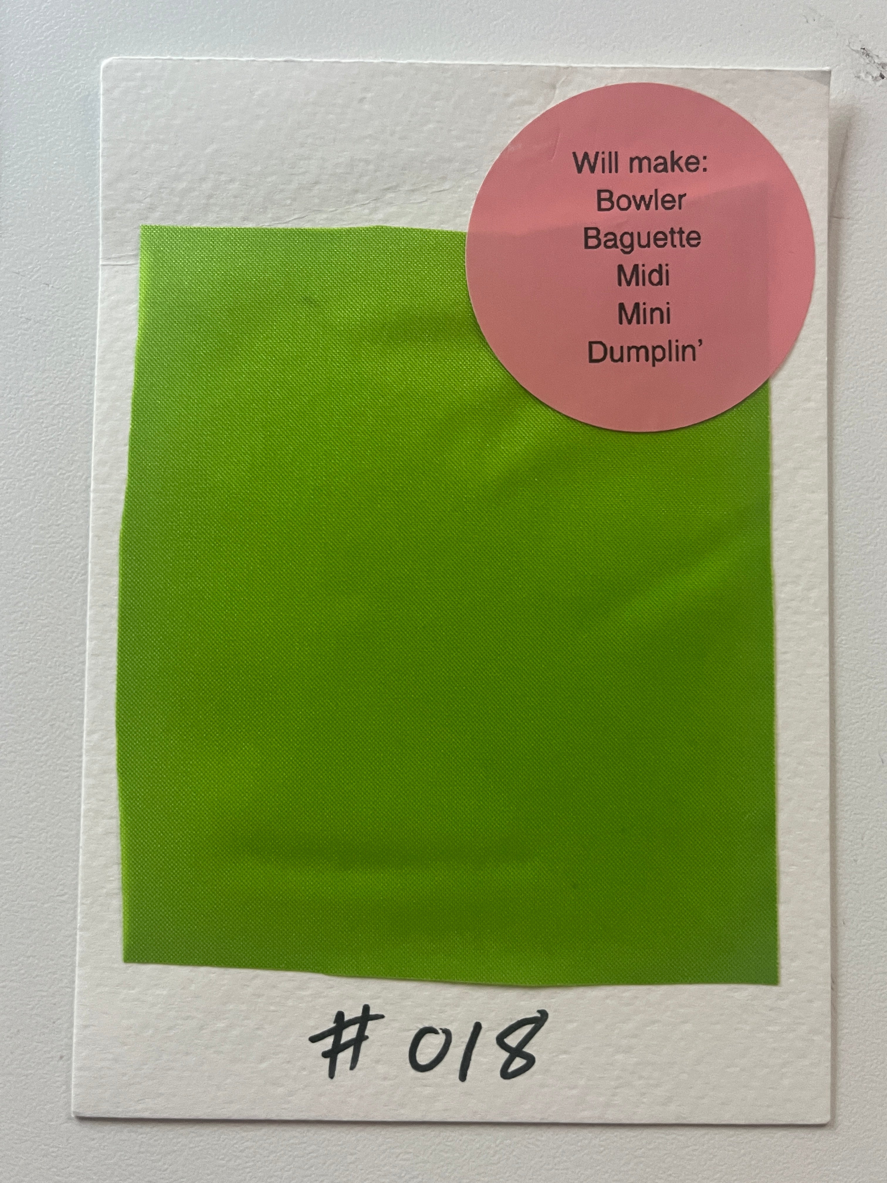 Lime Green Rip Stop
