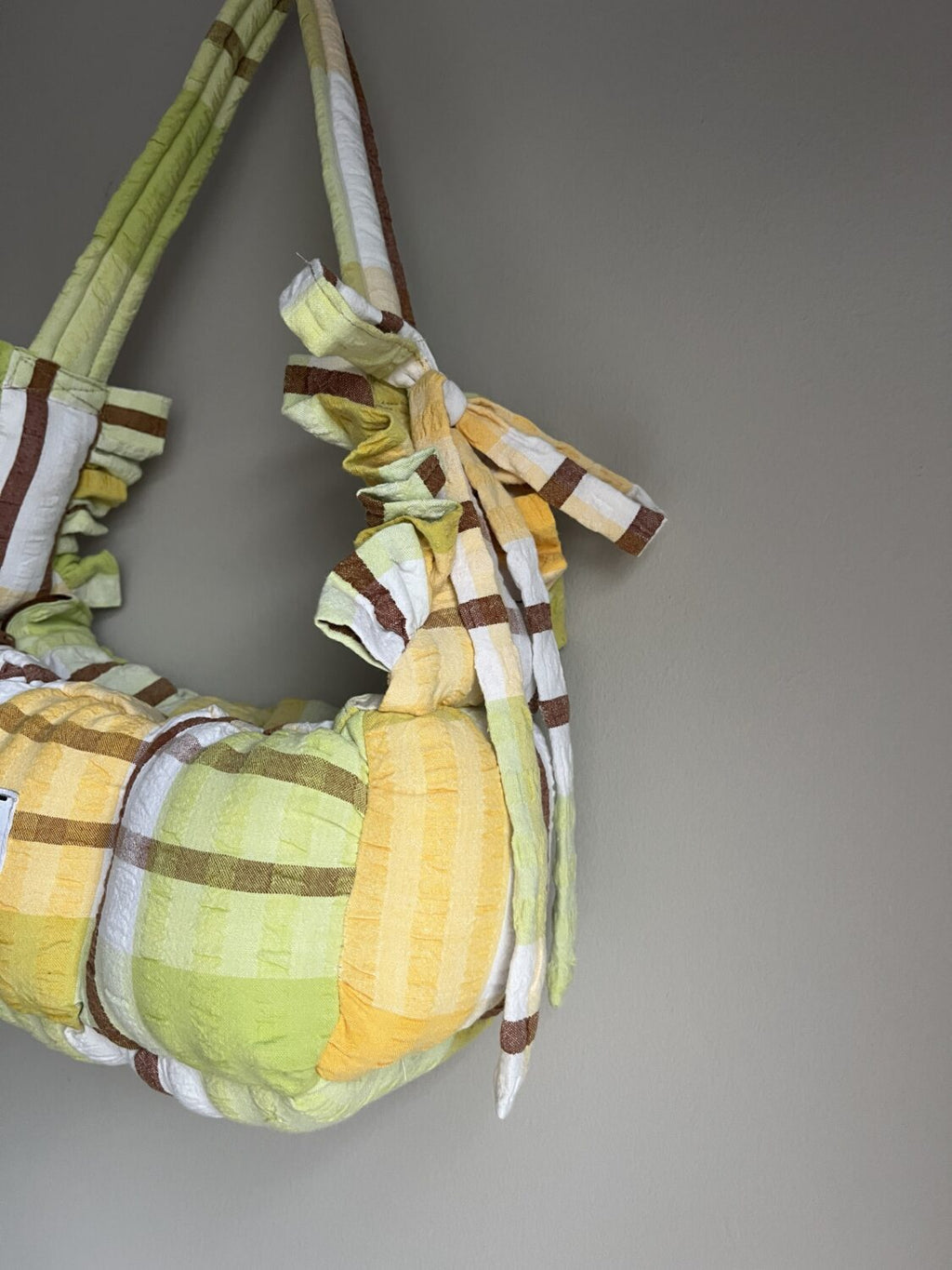 Key-lime Pie Baguette Puffer Bag