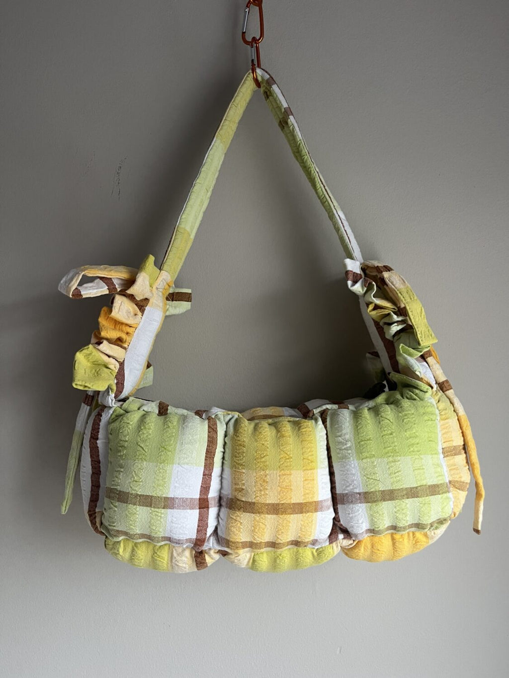Key-lime Pie Baguette Puffer Bag