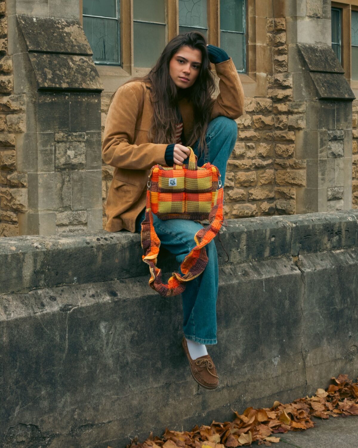 Roast Squash Mini Puffer Bag